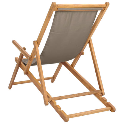 Sedia da spiaggia Tortora Legno di teak solido | homemem39