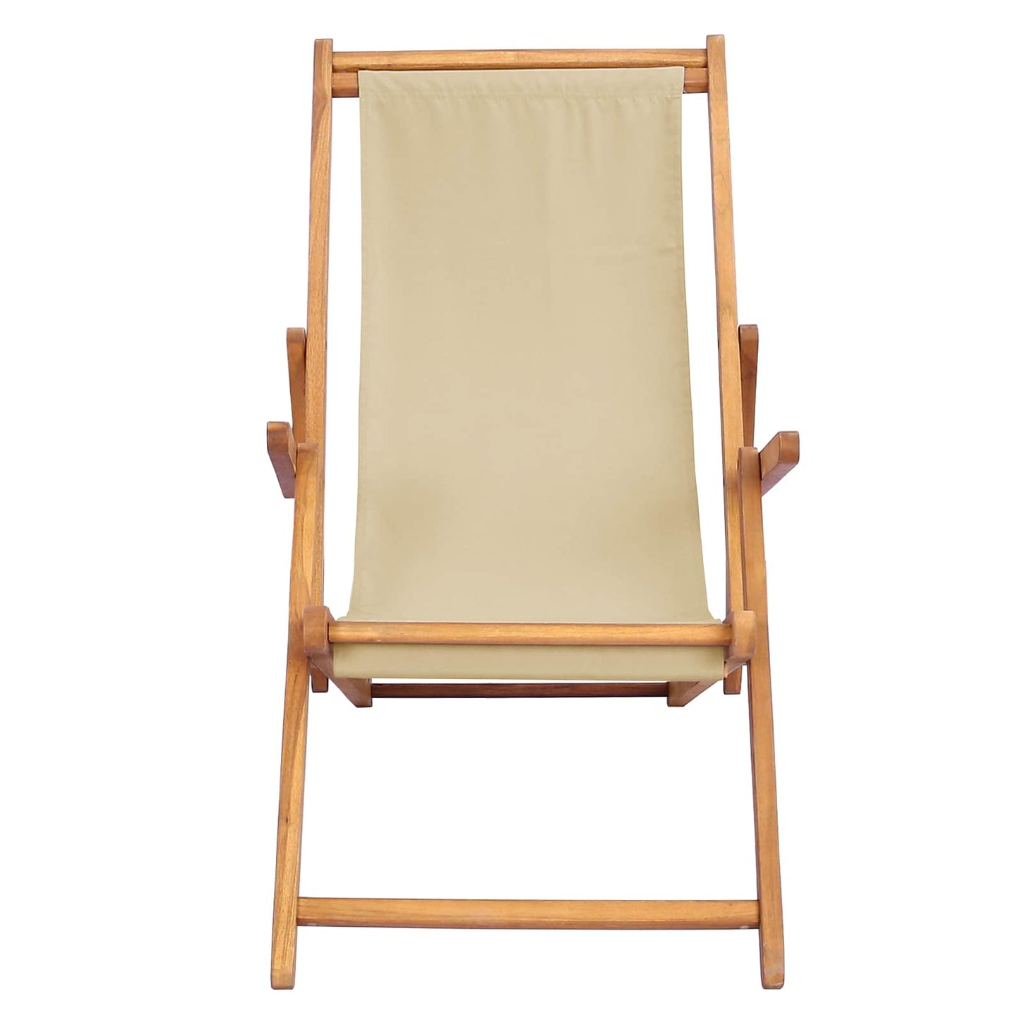 Sedia da spiaggia Beige Legno di teak solido | homemem39