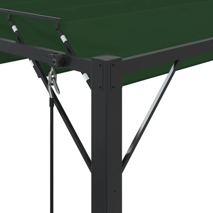 Gazebo con tetto ventilato Verde 3 x 4 x 2,14 m | homemem39