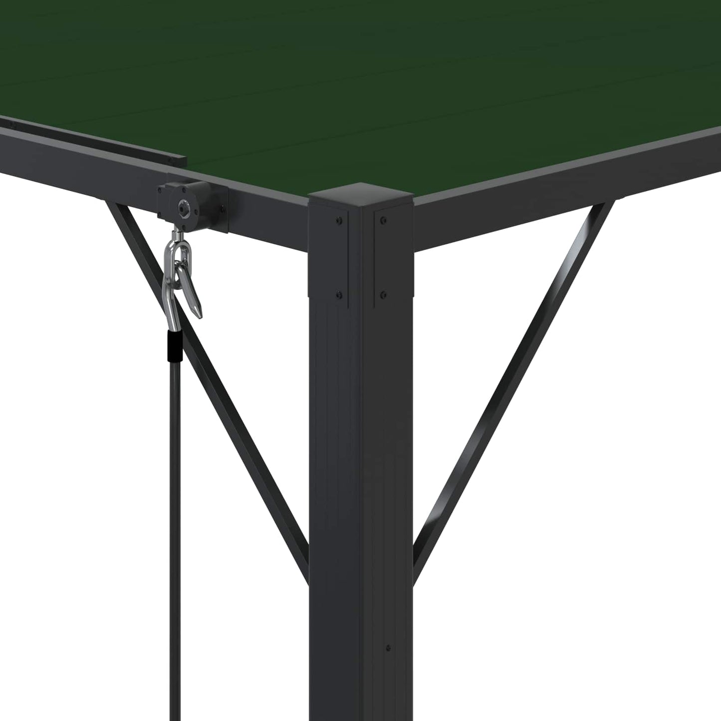 Gazebo con tetto ventilato Verde 3 x 4 x 2,14 m | homemem39