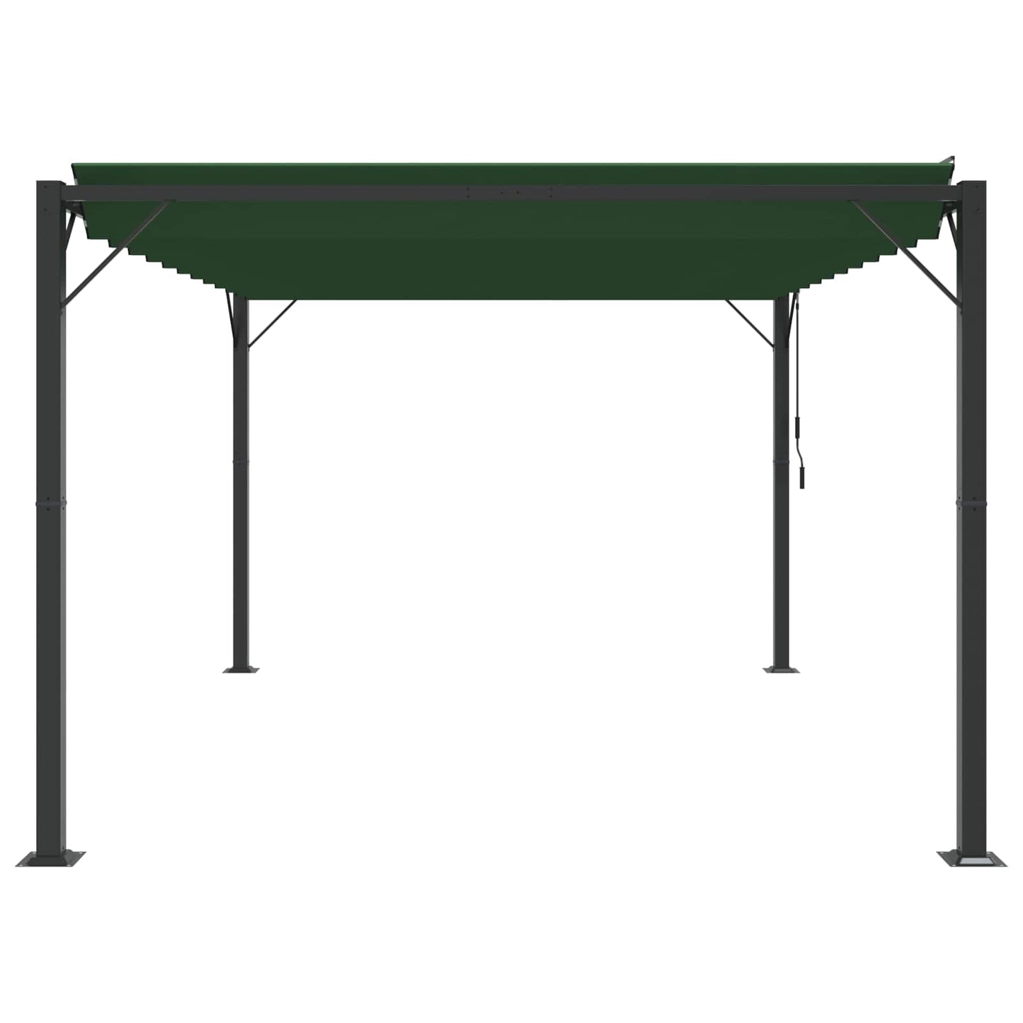 Gazebo con tetto ventilato Verde 3 x 4 x 2,14 m | homemem39