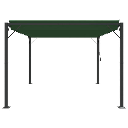 Gazebo con tetto ventilato Verde 3 x 4 x 2,14 m | homemem39