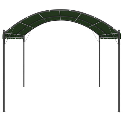 Gazebo 4 x 3 x 2,6 m Verde Poliestere e Acciaio | homemem39