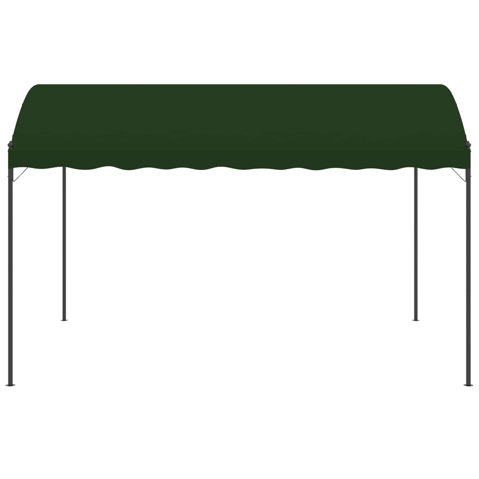Gazebo 4 x 3 x 2,6 m Verde Poliestere e Acciaio | homemem39