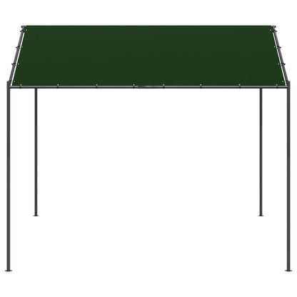 Gazebo 4 x 4 x 2,6 m Tortora Poliestere e Acciaio
