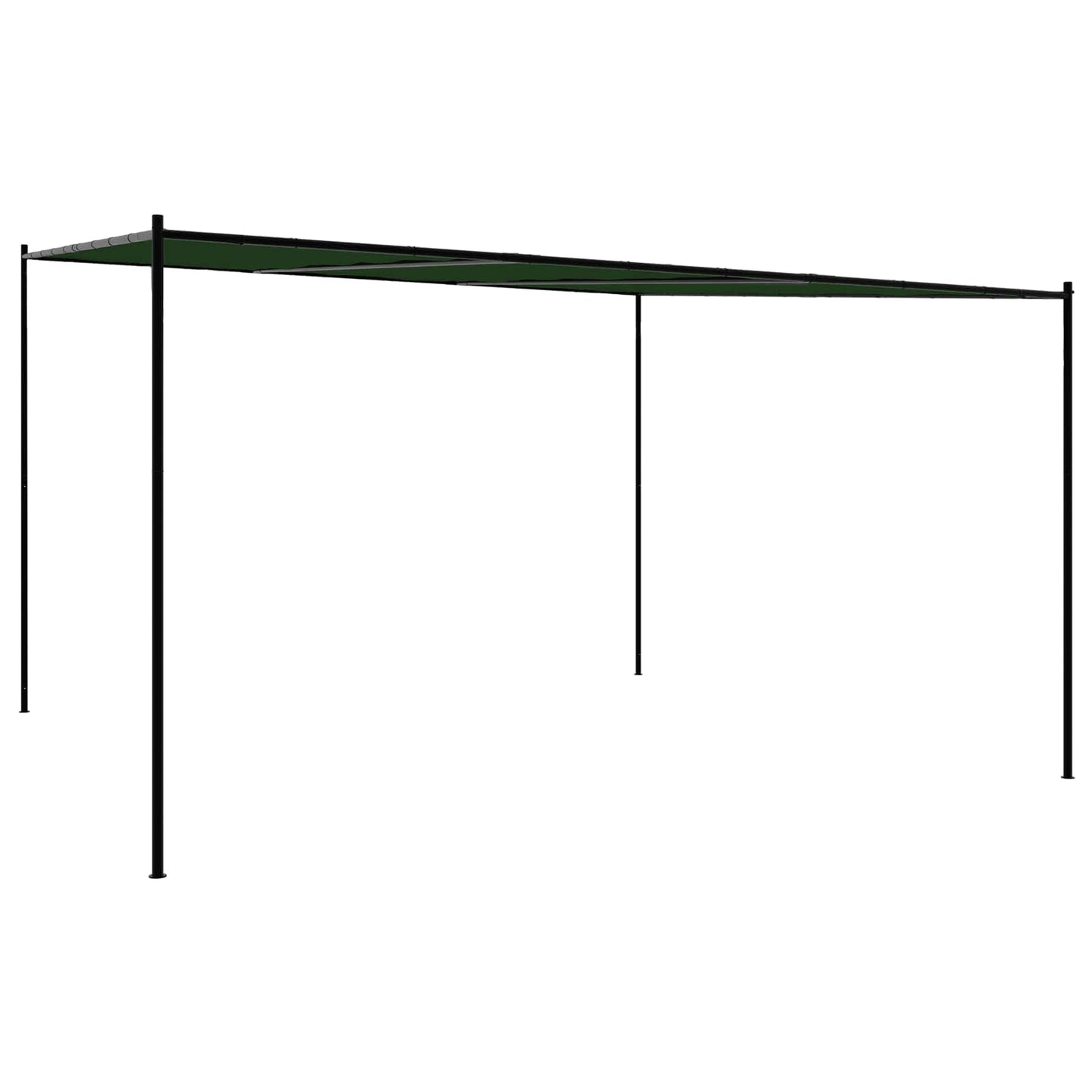 Gazebo 4 x 3,98 x 2,67 m Verde Poliestere e Acciaio | homemem39