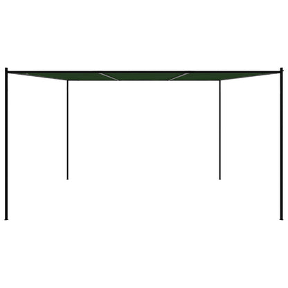 Gazebo 4 x 3,98 x 2,67 m Verde Poliestere e Acciaio | homemem39