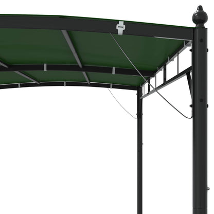 Gazebo 3 x 3 x 2,55 m Verde Tessuto e Alluminio 180 | homemem39