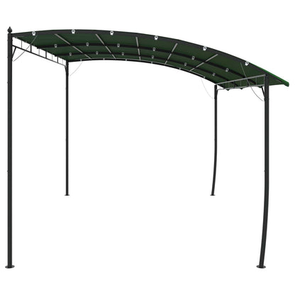 Gazebo 4 x 3 x 2,55 m Verde Tessuto e Alluminio 180 | homemem39
