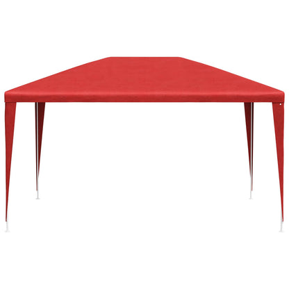 Tenda Party Rosso 400 x 300 x 255 cm PE e Acciaio | homemem39