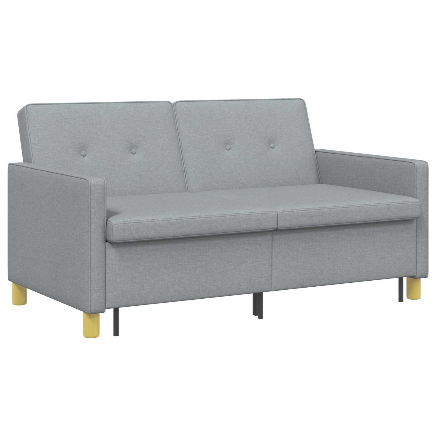 Divano Letto Estraibile Verde chiaro Tessuto | homemem39