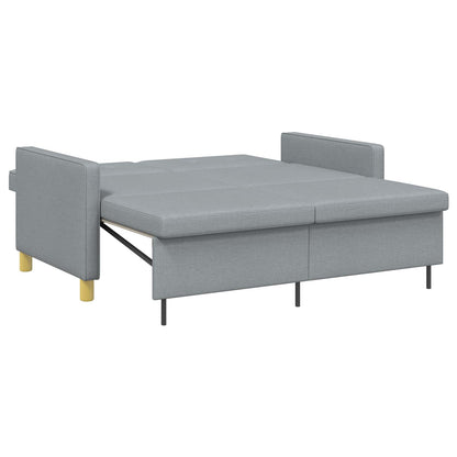 Divano Letto Estraibile Verde chiaro Tessuto | homemem39