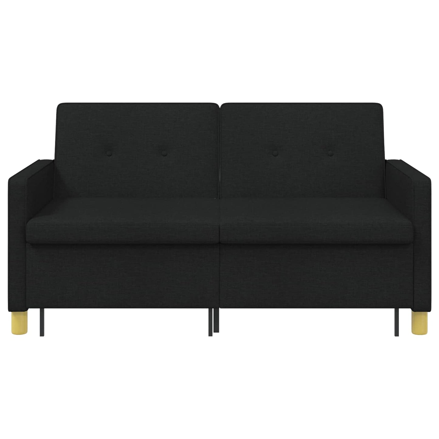 Divano Letto Estraibile Nero Tessuto | homemem39