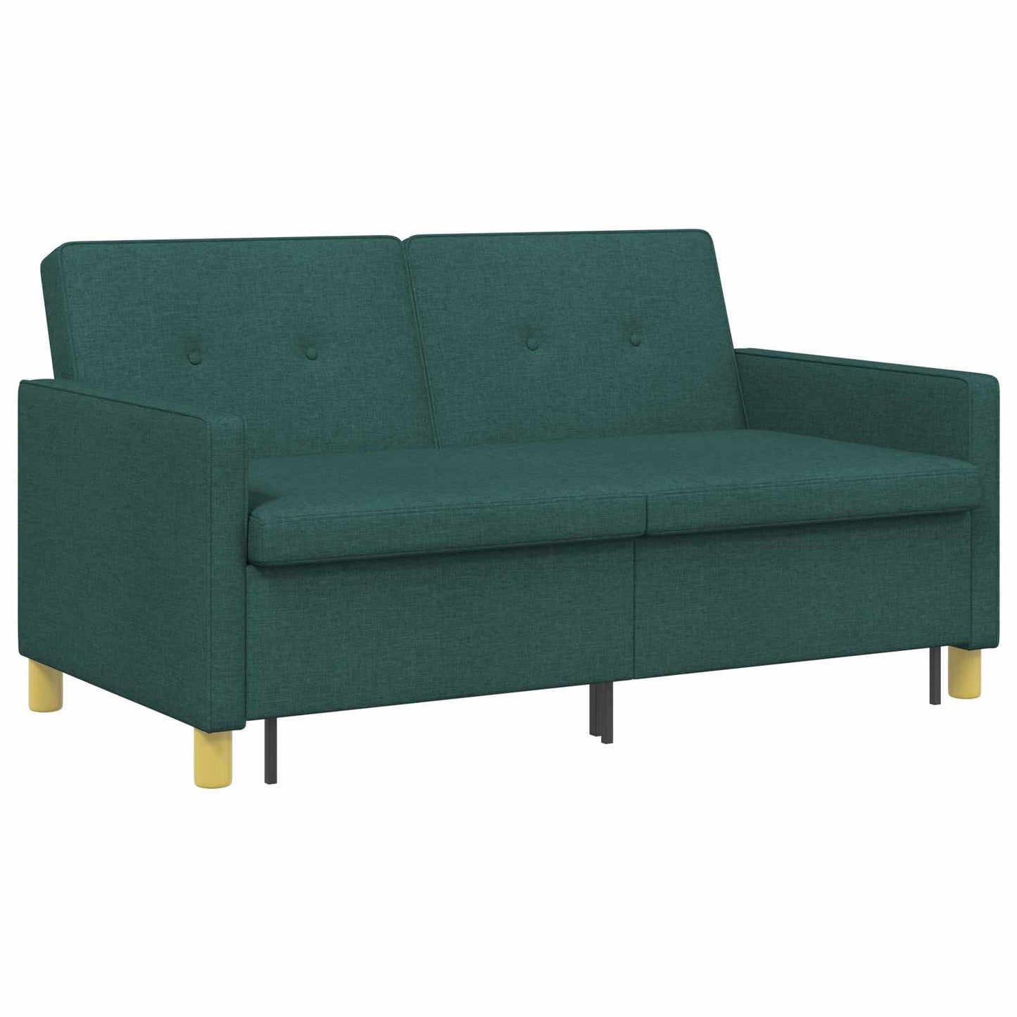 Divano Letto Estraibile Verde Scuro Tessuto | homemem39