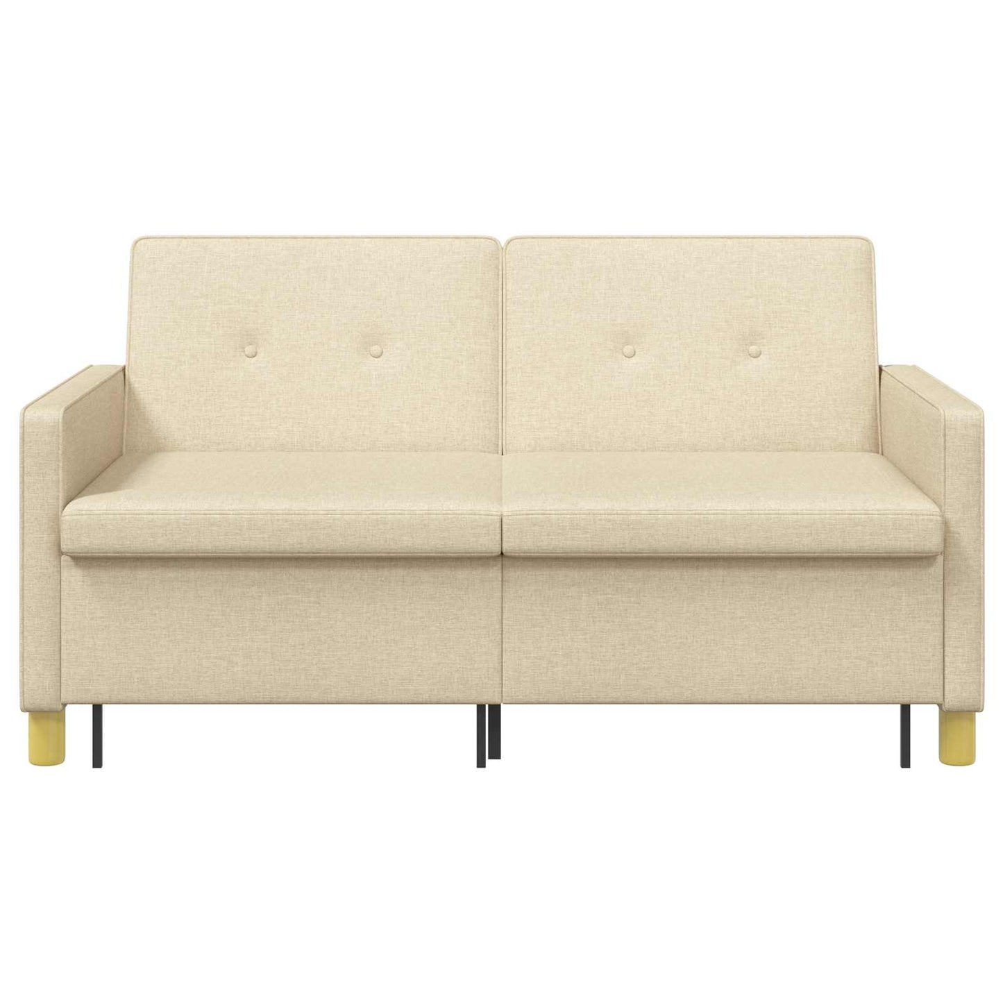 Divano Letto Estraibile Crema Tessuto | homemem39