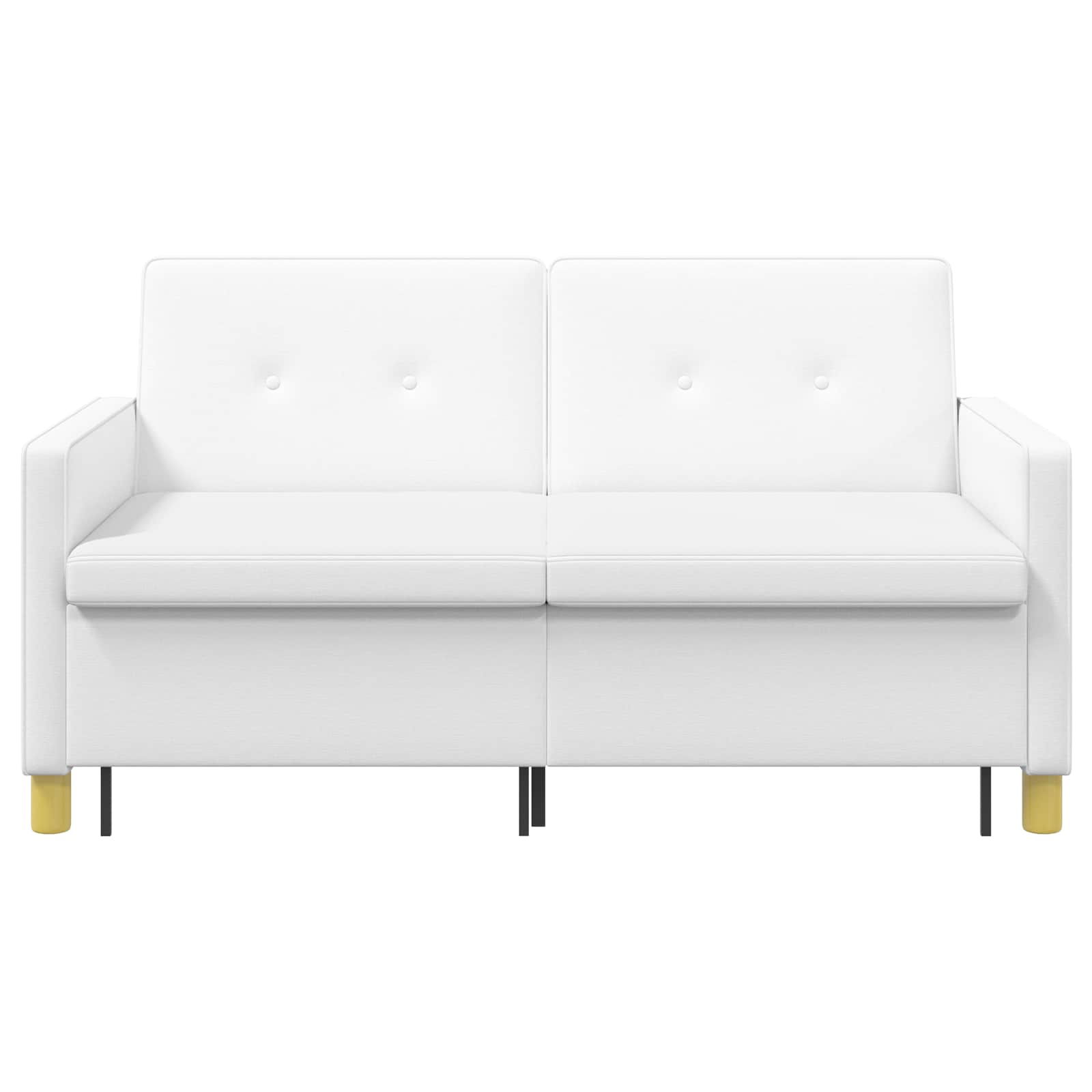 Divano Letto Estraibile Bianco Tessuto | homemem39