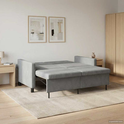Divano letto Grigio Scuro Tessuto | homemem39