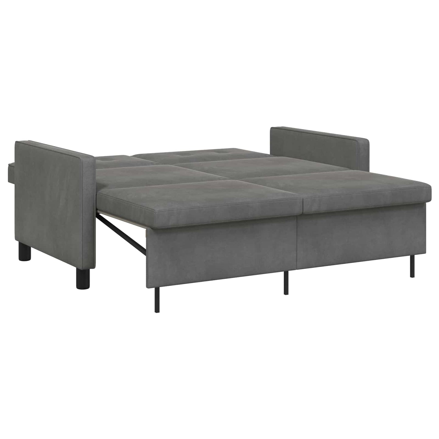 Divano letto Grigio Scuro Tessuto | homemem39
