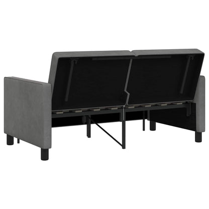 Divano letto Grigio Scuro Tessuto | homemem39