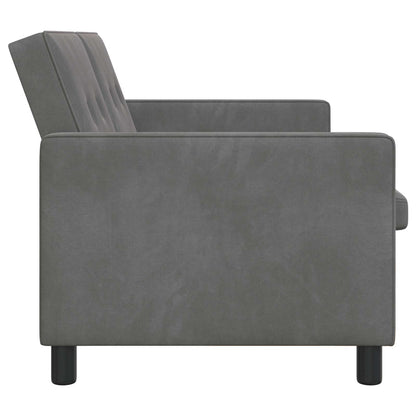 Divano letto Grigio Scuro Tessuto | homemem39