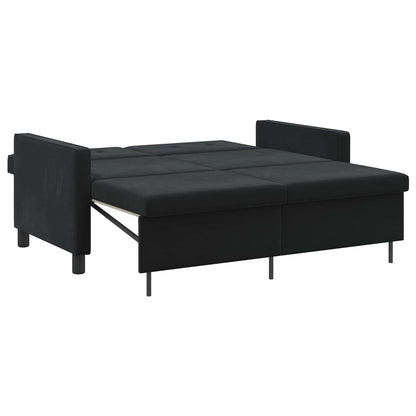 Divano letto Nero Tessuto | homemem39