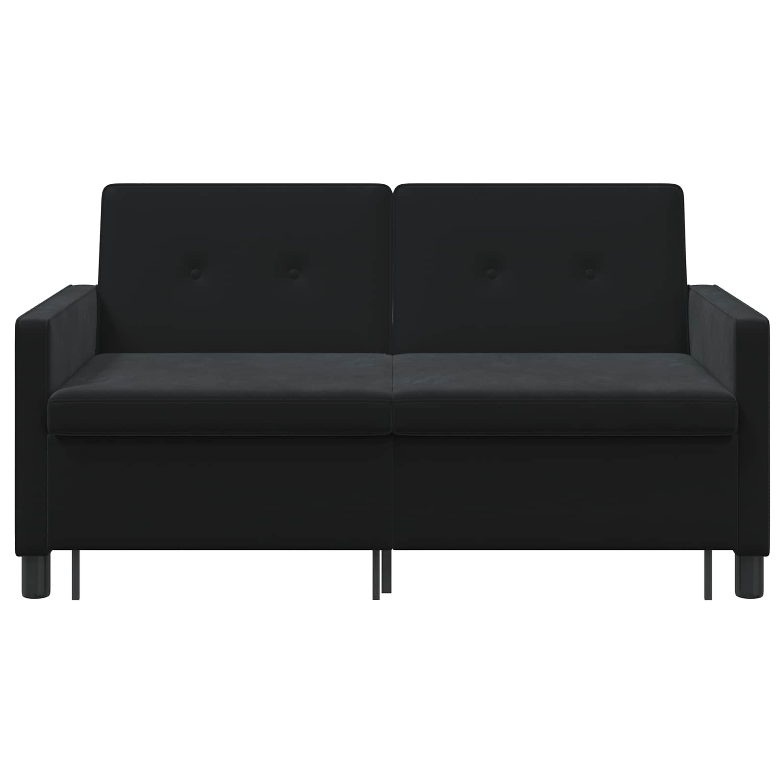 Divano letto Nero Tessuto | homemem39