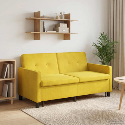 Divano letto Giallo Tessuto | homemem39