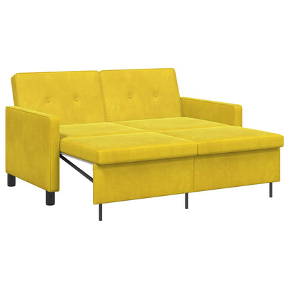 Divano letto Giallo Tessuto | homemem39