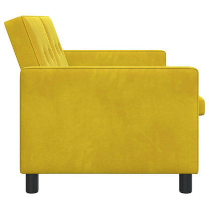 Divano letto Giallo Tessuto | homemem39