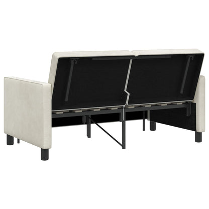 Divano letto Crema Tessuto | homemem39