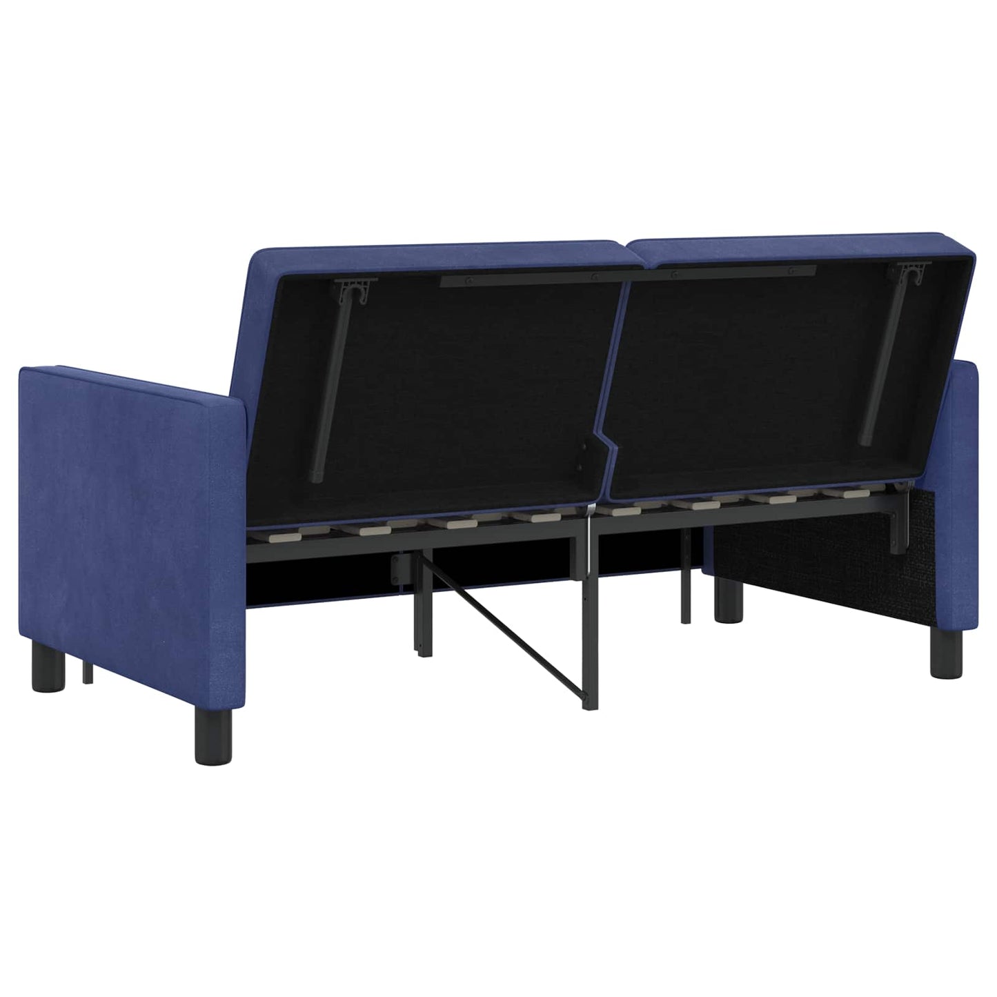 Divano letto Blu Polizia Tessuto | homemem39