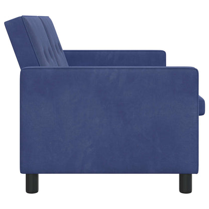 Divano letto Blu Polizia Tessuto | homemem39