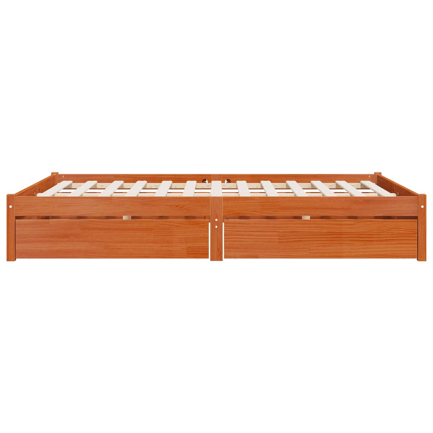 Struttura del letto con cassetto Legno di Pino Massello | homemem39