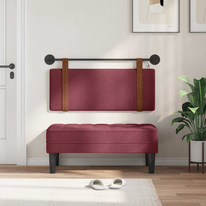 Testiera sospesa Rosso Vino PU Antico | homemem39