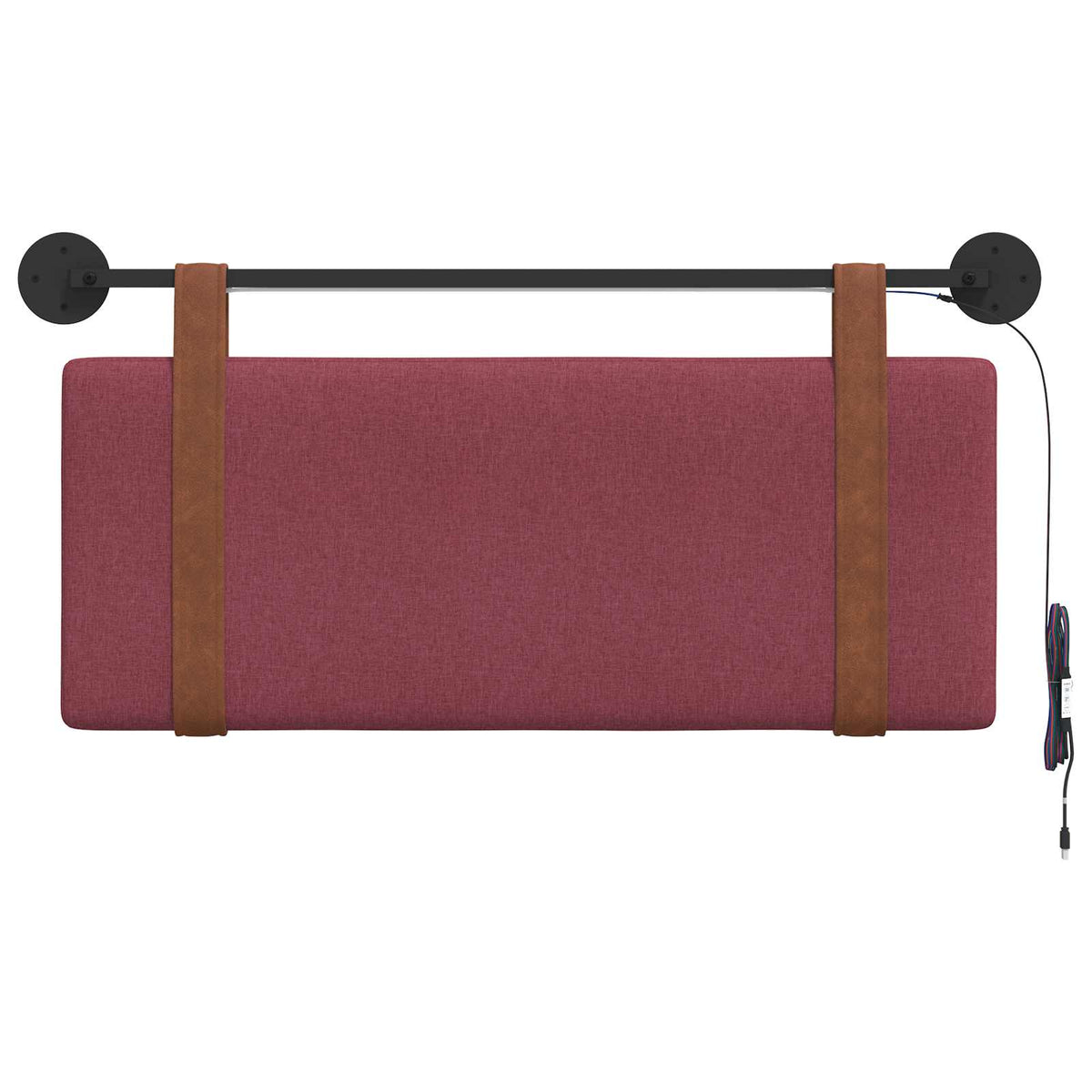 Testiera sospesa Rosso Vino PU Antico | homemem39