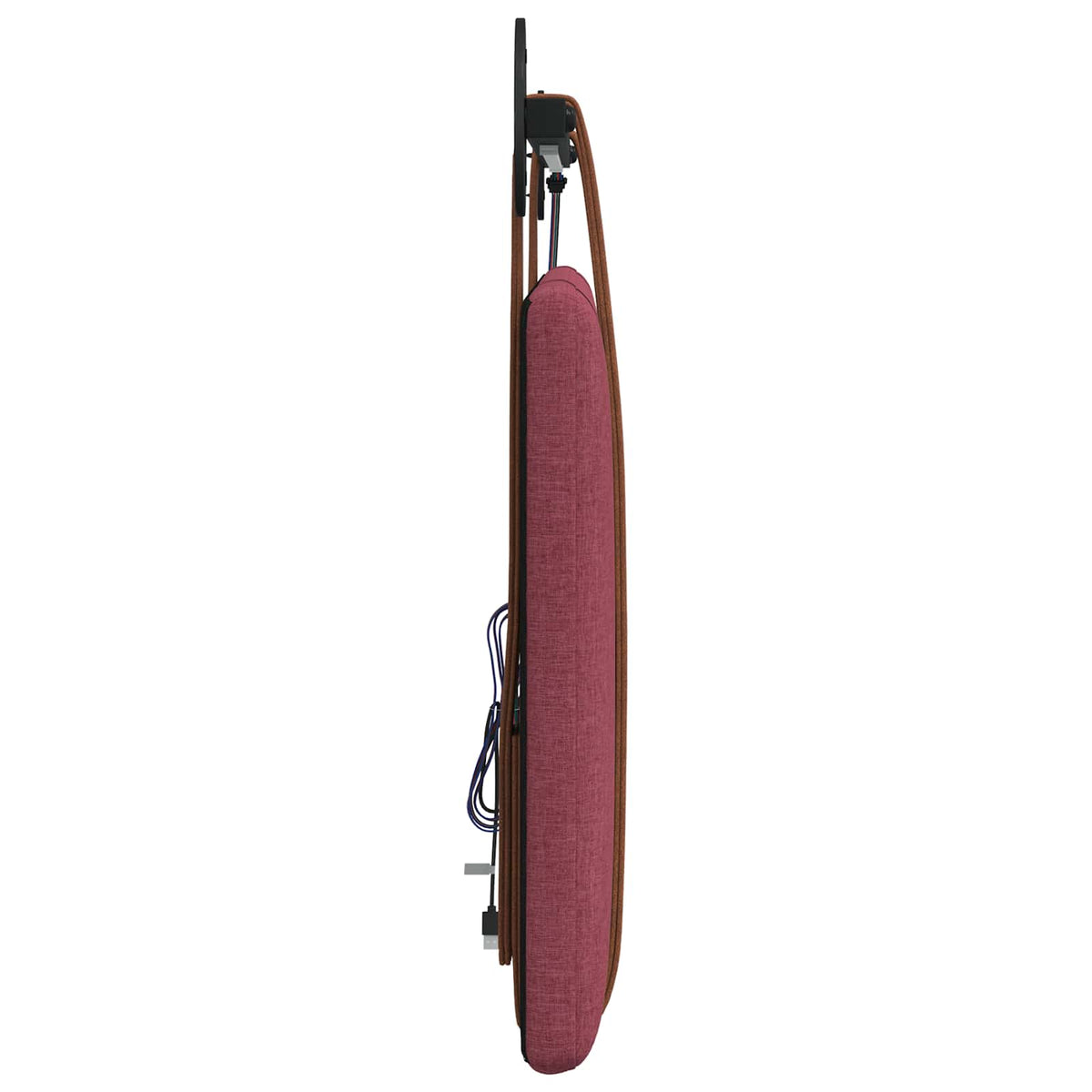 Testiera sospesa Rosso Vino PU Antico | homemem39
