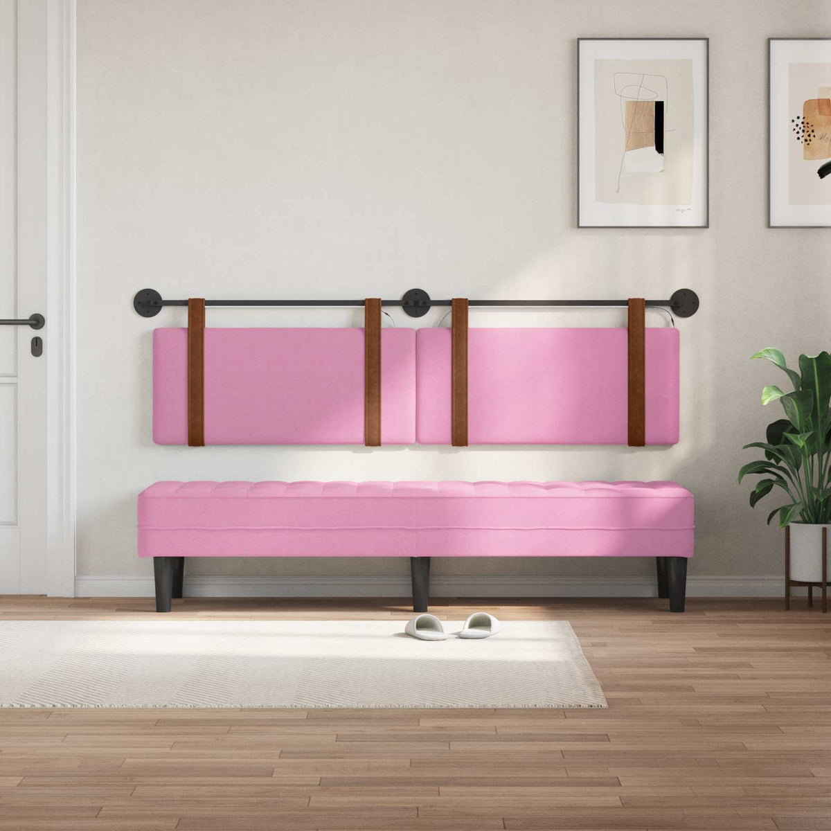 Testiera sospesa Rosa PU Antico | homemem39