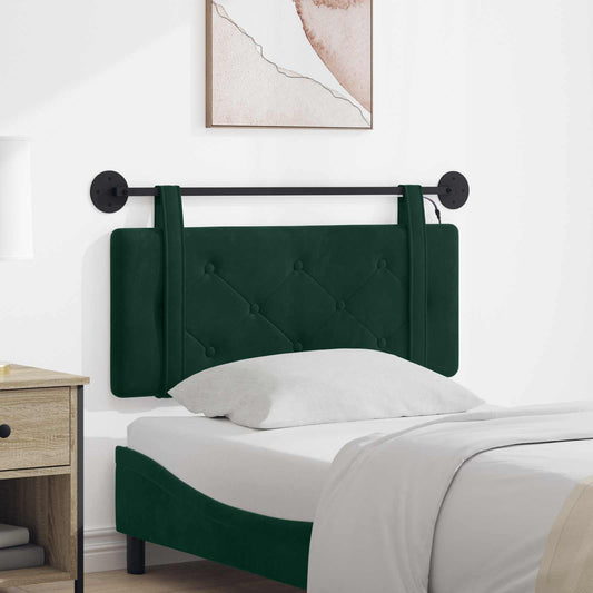 Testiera sospesa Verde Scuro Velluto | homemem39