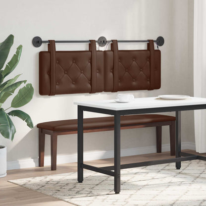 Testiera sospesa Marrone Similpelle | homemem39