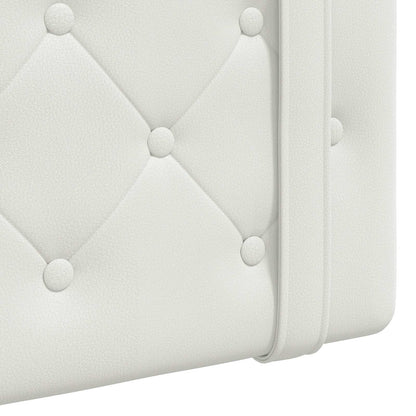 Testiera sospesa Bianco Similpelle | homemem39