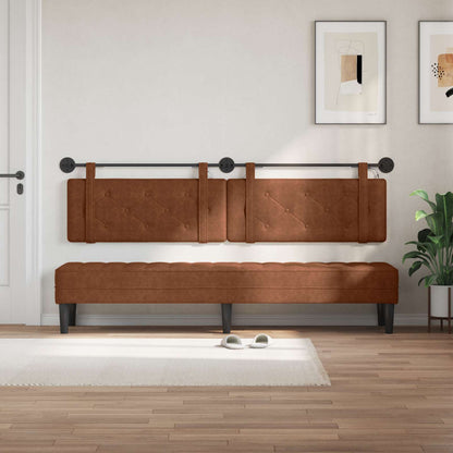 Testiera sospesa Marrone PU Antico | homemem39