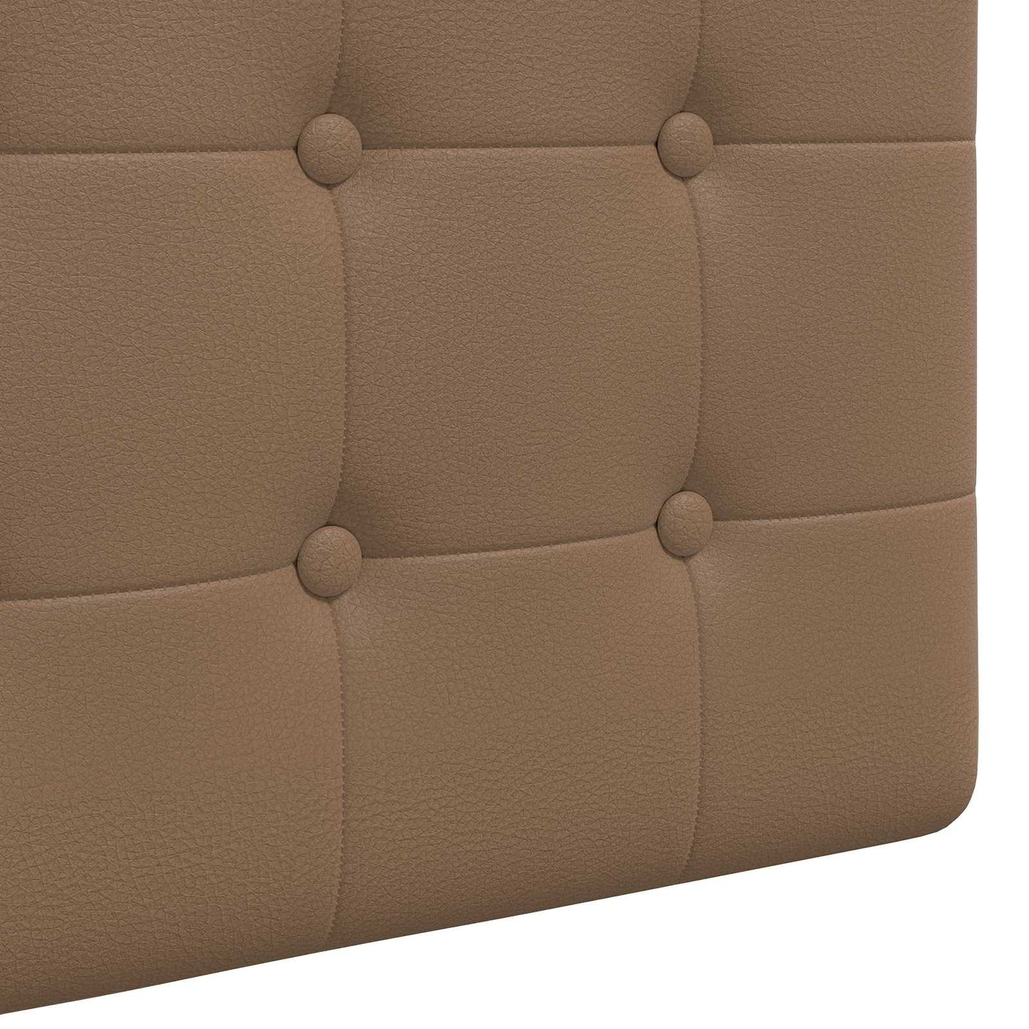 Testiera sospesa Con luce LED Cappuccino Similpelle