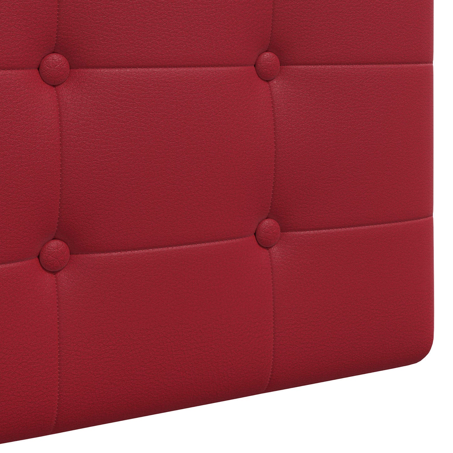 Testiera sospesa Con luce LED Rosso Vino Similpelle | homemem39