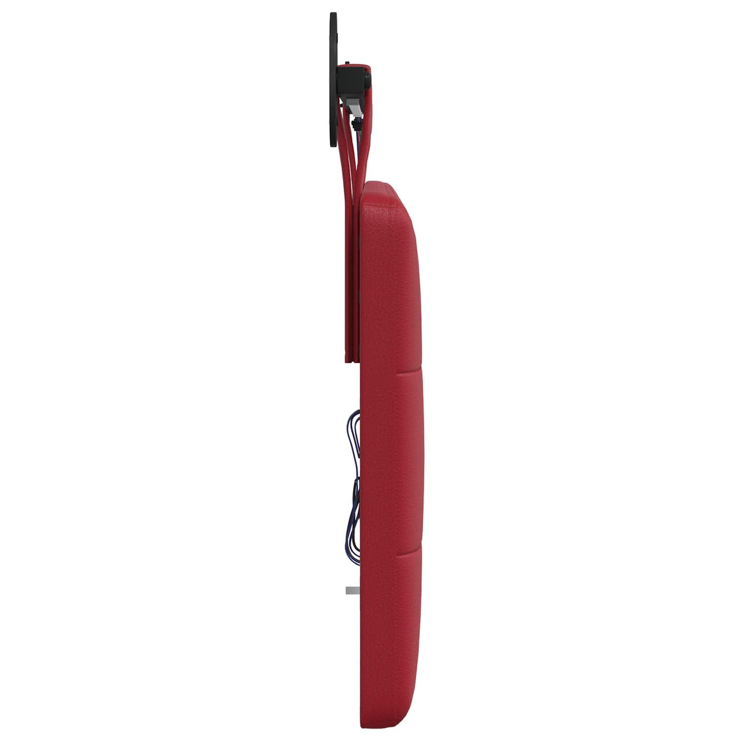 Testiera sospesa Con luce LED Rosso Vino Similpelle | homemem39