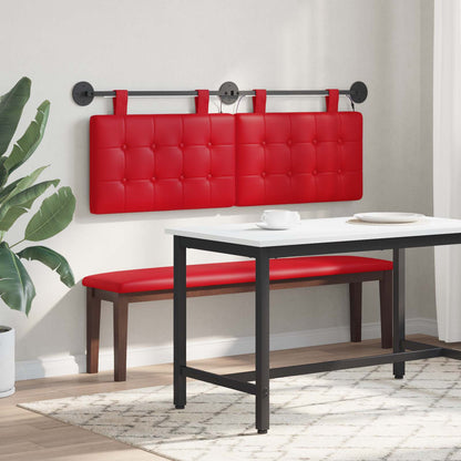 Testiera sospesa Rosso Similpelle | homemem39