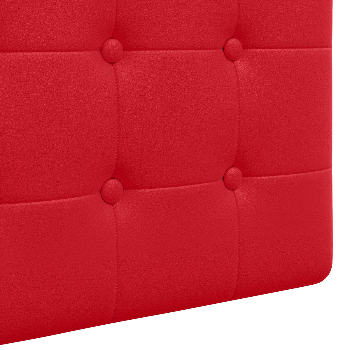 Testiera sospesa Rosso Similpelle | homemem39