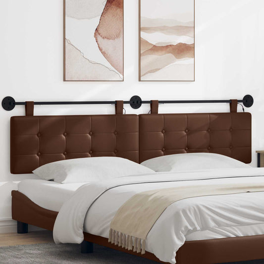 Testiera sospesa Marrone Similpelle | homemem39