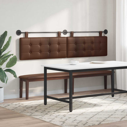 Testiera sospesa Marrone Similpelle | homemem39