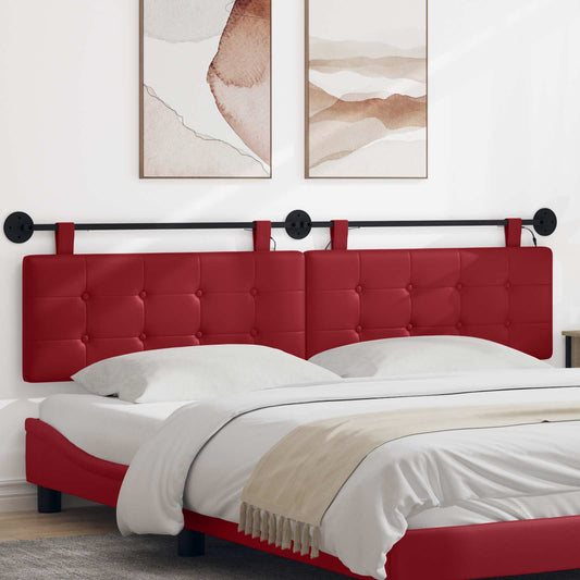 Testiera sospesa Rosso Vino Similpelle | homemem39