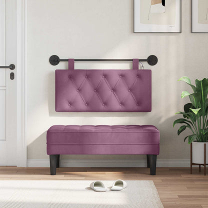 Testiera sospesa Viola Velluto